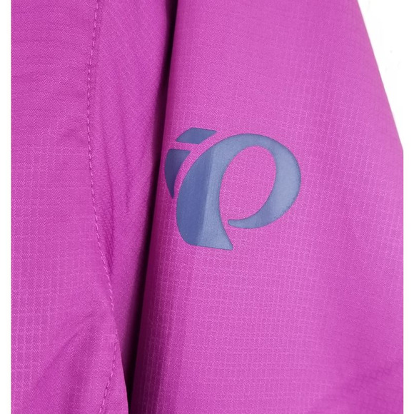 Pearl Izumi Cycling Biking Majenta Pink Full Zip Pocket Women's Jacket L - Picture 3 of 7